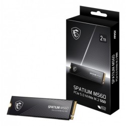 MSI Spatium M560 PCIE 5.0 NVME M.2 1TB PCI Express 5.0 3D NAND