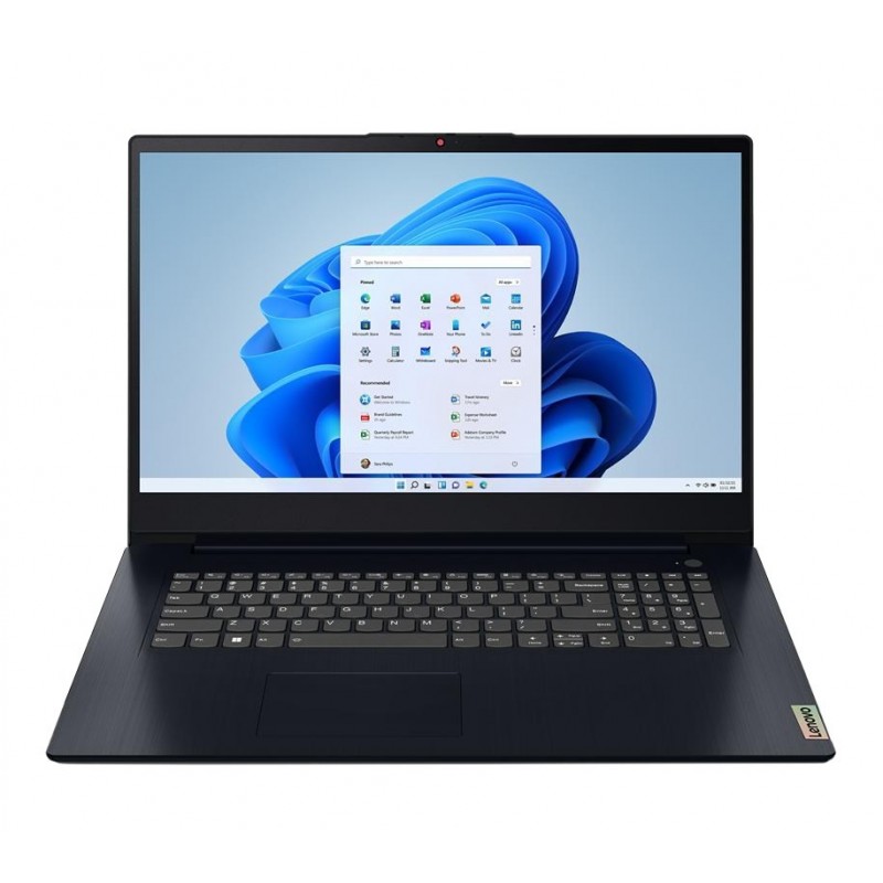 Lenovo IdeaPad 3 17IAU7 i5-1235U 17.3"FHD IPS 300nits AG 8GB DDR4 3200 SSD512 Intel Iris Xe Graphics Cam720p 38Wh NoOS