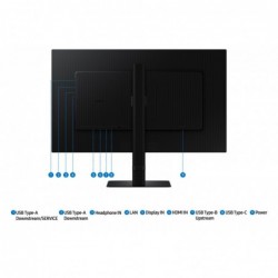 Samsung S80UD computer monitor 68.6 cm (27") 3840 x 2160 pixels 4K Ultra HD LCD Black