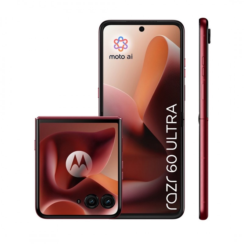 Motorola razr 60 ultra 17.7 cm (6.96") Dual SIM Android 15 5G USB Type-C 16 GB 512 GB 4700 mAh Bordeaux