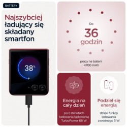 Motorola razr 60 ultra 17.7 cm (6.96") Dual SIM Android 15 5G USB Type-C 16 GB 512 GB 4700 mAh Bordeaux