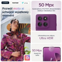 Motorola edge 60 pro 16.9 cm (6.67") Dual SIM Android 15 5G USB Type-C 12 GB 512 GB 6000 mAh Purple