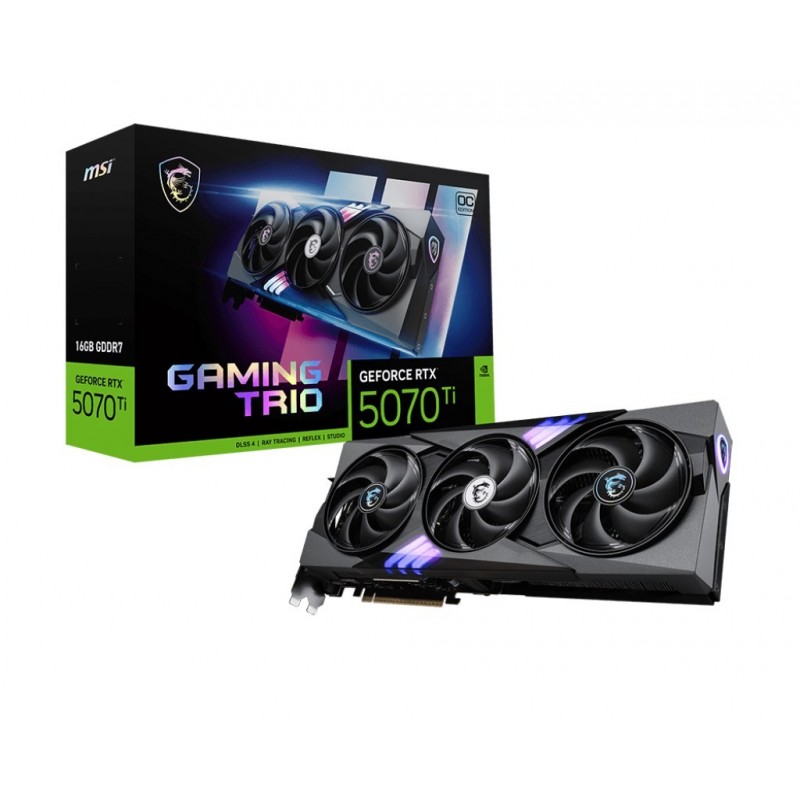 MSI GAMING GeForce RTX 5070 Ti 16G TRIO OC NVIDIA 16 GB GDDR7