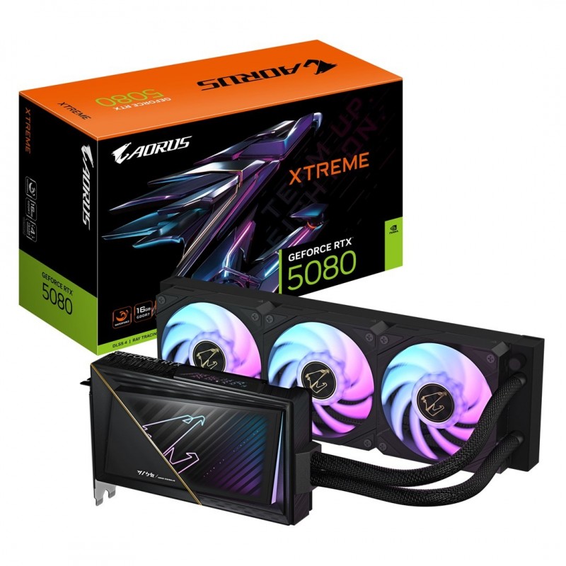 Karta graficzna Gigabyte AORUS GeForce RTX 5080 XTREME WATERFORCE 16GB