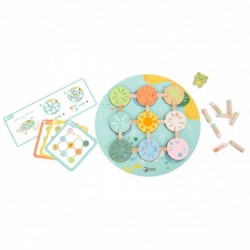 CLASSIC WORLD Gra Sensoryczna Liść Lotosu Dopasuj Kształty i Kolory