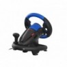 GENESIS SEABORG 350 Black, Blue USB Steering wheel + Pedals Nintendo Switch, PC, PlayStation 4, Playstation 3, Xbox 360,