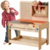 MASTERKIDZ Drewniany Warsztat Montessori STEM z Narzędziami + Akcesoria