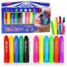 Face Painting Set - Marker Pens - Colored Pencils - 12 pcs