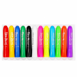 Face Painting Set - Marker Pens - Colored Pencils - 12 pcs