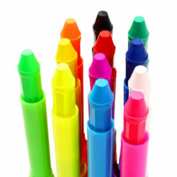 Face Painting Set - Marker Pens - Colored Pencils - 12 pcs