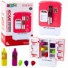 Toy Refrigerator For Kids Fruit Juice Lights Sounds Pink