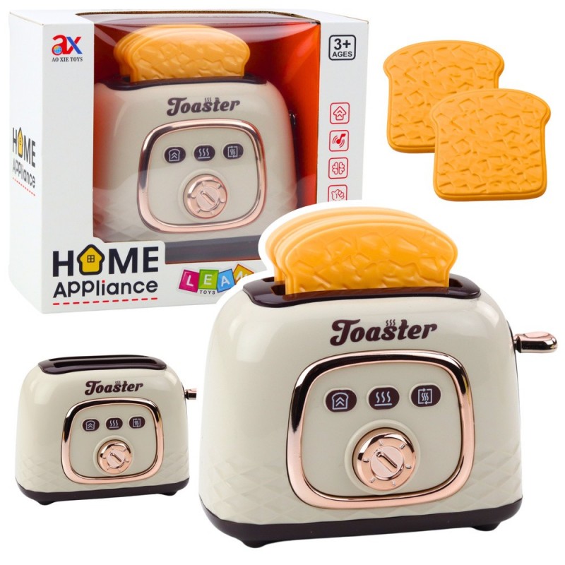Toaster Toast For Kids Elegant Sound Effect Toast White