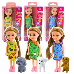 Set Mini Doll in Dress with...