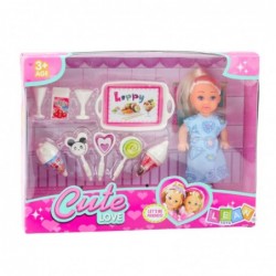 Mini Doll Sweet Accessories Blue Dress Set