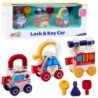 Set of Cars With Key Educational Police Fire Ambulance 3pcs
