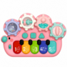 Interactive Piano For Kids Gears Pink
