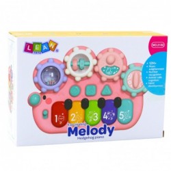 Interactive Piano For Kids Gears Pink