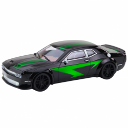 Sports Car Drive Glossy Body Black Green