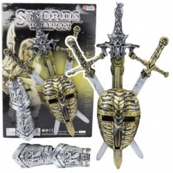 Knight Set 3 Swords Mask...
