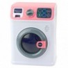 Children's Washing Machine Rotating Drum Lights Sounds White Pink