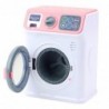 Children's Washing Machine Rotating Drum Lights Sounds White Pink