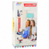 Upright Vacuum Cleaner Kids Cleaning Kit Lights Sounds Station White