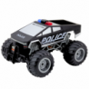 Off-Road RC Police Car Remote Controlled Black 1:16