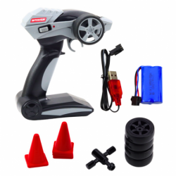 Drift Car RC Black Green 30km/h 1:16