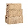 Basket BASILE 37x27xH17cm, natural