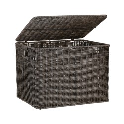 Basket BASILE 45x37xH33cm, dark