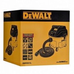 DeWALT DWV901L dust extractor Black, Yellow 30 L 1400 W