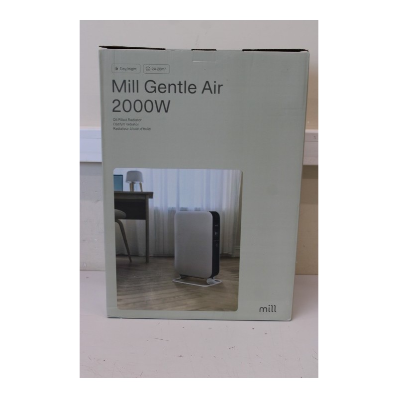 SALE OUT.  Mill Oil Filled Radiator 2000 W W White DAMAGED PACKAGING 230 V V