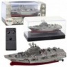 Military Ship Remote Controlled Boat RC Silver 15cm