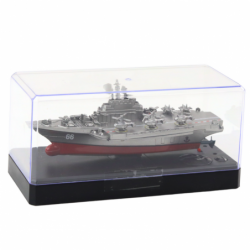 Military Ship Remote Controlled Boat RC Silver 15cm