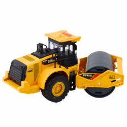 Road Roller Rotating Turning Lights Sounds Yellow