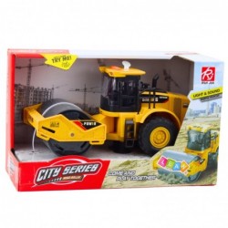 Road Roller Rotating Turning Lights Sounds Yellow