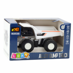 Dump Truck Construction Metal Parts Drive White