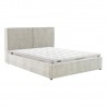 Bed DAMAN with mattress HARMONY DUO SEASON 160x200cm, beige