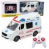 Remote Control Ambulance RC Lights Sounds 1:20 White