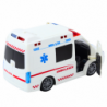 Remote Control Ambulance RC Lights Sounds 1:20 White