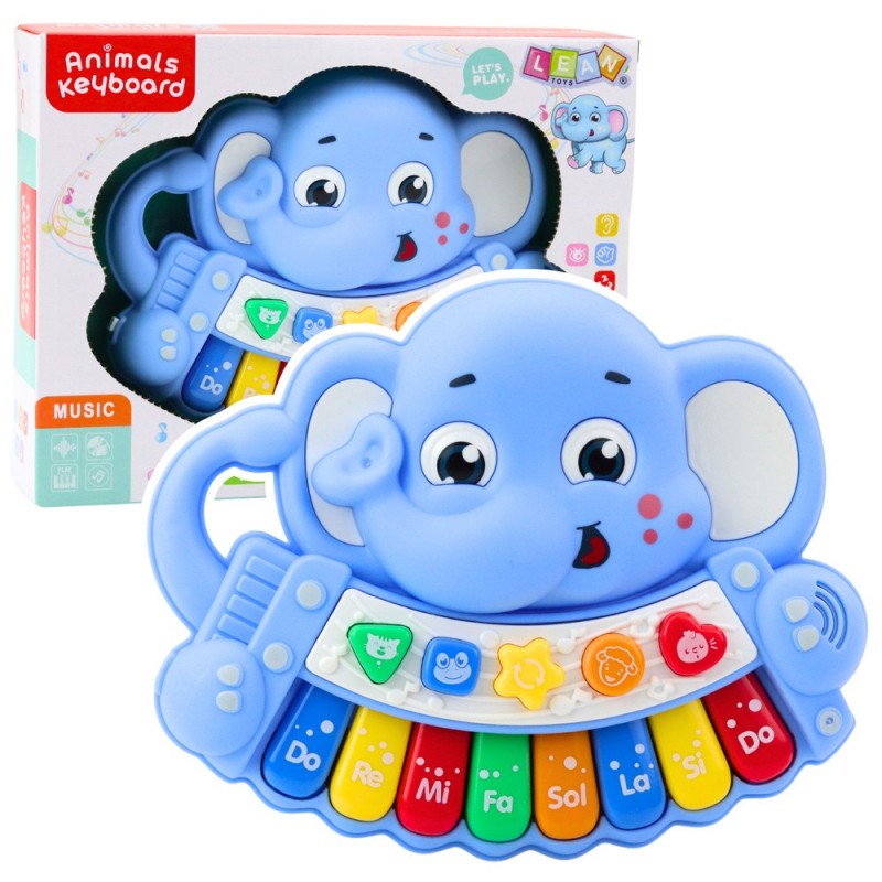 Piano Interactive Melodies Animal Sounds Range Pink Elephant
