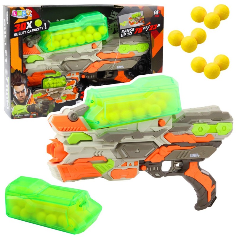 Rifle Weapon For Soft Foam Balls 30pcs Range 23m
