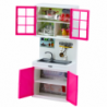 Doll Kitchen Cabinets Microwave Dishwasher Lights Sounds Pink