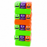 Skill Game Tower 24 Blocks With Smiley Faces Colorful