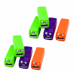 Skill Game Tower 24 Blocks With Smiley Faces Colorful