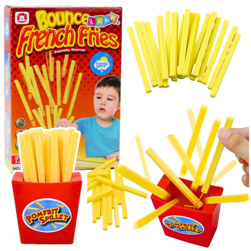 Family Arcade Game Flying Fries Jumping