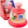 Carousel Spinning Top With Balls And Animals Hippopotamus Lion Monkey Pink