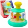 Carousel Spinning Top With Balls And Animals Hippopotamus Lion Monkey Green