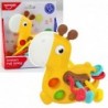 Sensory Toy Giraffe For Pulling Strings Yellow