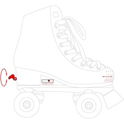 Quad Roller Skates Raven Lexie with adjustable size